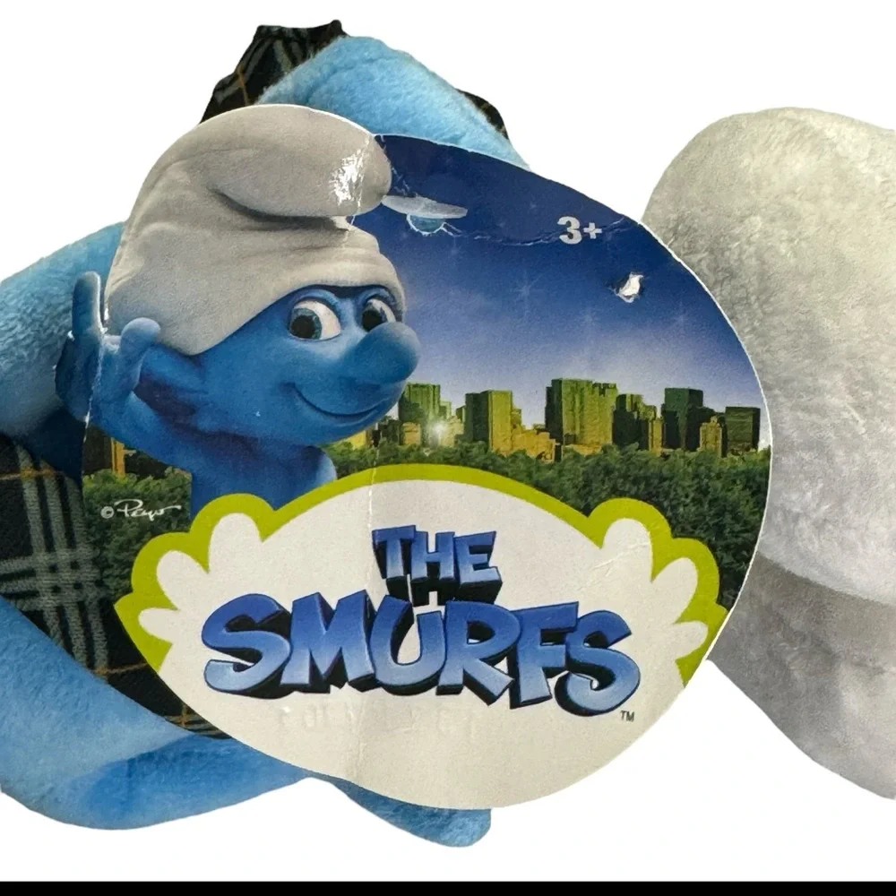 JAKKS The Smurfs Scottish Kilt Gutsy Doll Toy Stuffed Animal Plush 2011 Movie‎